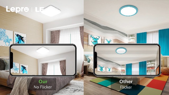 Plafoniera LED Lepro 24W IP54 - Luce Bianco Diurno 5000K Per Bagno, Cucina, Corridoio