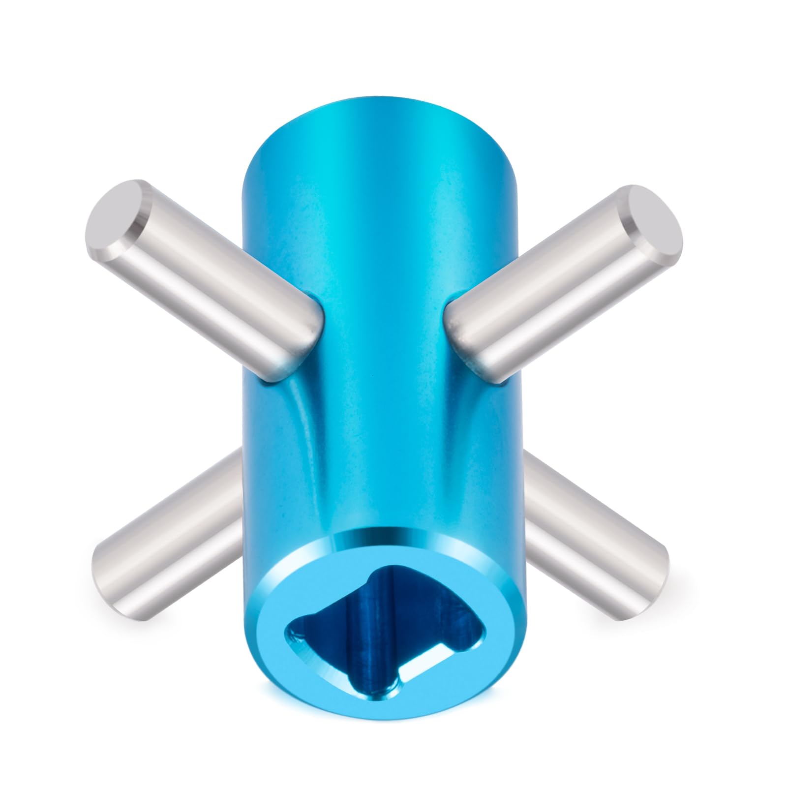 MORFUM 2Pcs Aluminum Alloy Diff Locker Differential Fixed Shaft Solid Axle Compatible with Tamiya TT02 TT02B 1/10 RC On Road Touring Car Upgrade Parts