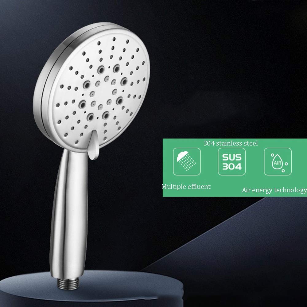 alcachofa de la ducha Alcachofa de ducha de mano con 5 funciones, cabezal de ducha ajustable de alta presión, grifo de baño universal, cromado