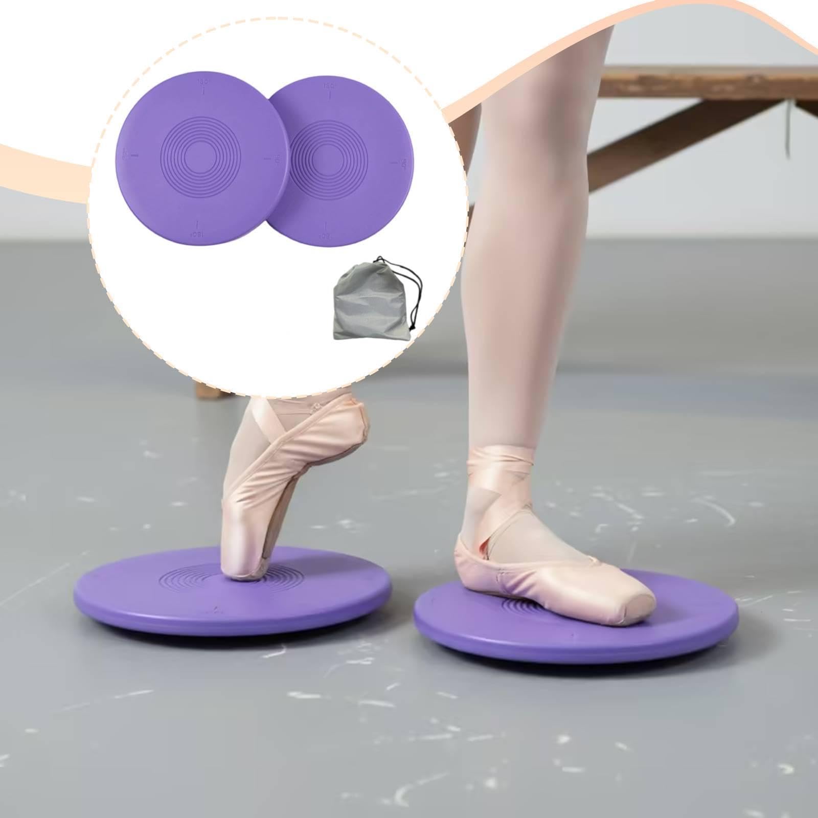 Juego de 2 Discos para Ballet (para Bailarines) - Discos para Entrenamiento de Rotación Externa en Ballet