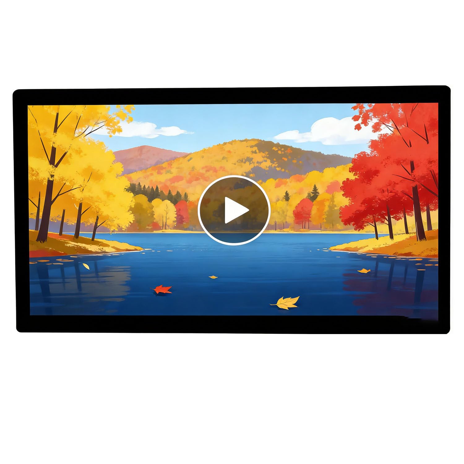 Display LED per Vetrina Negozio,Schermo Pubblicitario LED per Negozio,23.6" Remoto/USB & Orizzontale/Verticale,Parete/Incassato, per Ristoranti/caffè,Video/Immagini,Stabile,Gastronomi 23.6in