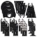 Produktbild oxoxo 20 Mix Fast Cut Holz/Kunststoff Pendelndes Multitool Quick Release Sägeblätter für Black & Decker, Bosch, Craftsman, Chicago, Cougar, Dewalt, Dremel, Driving Force