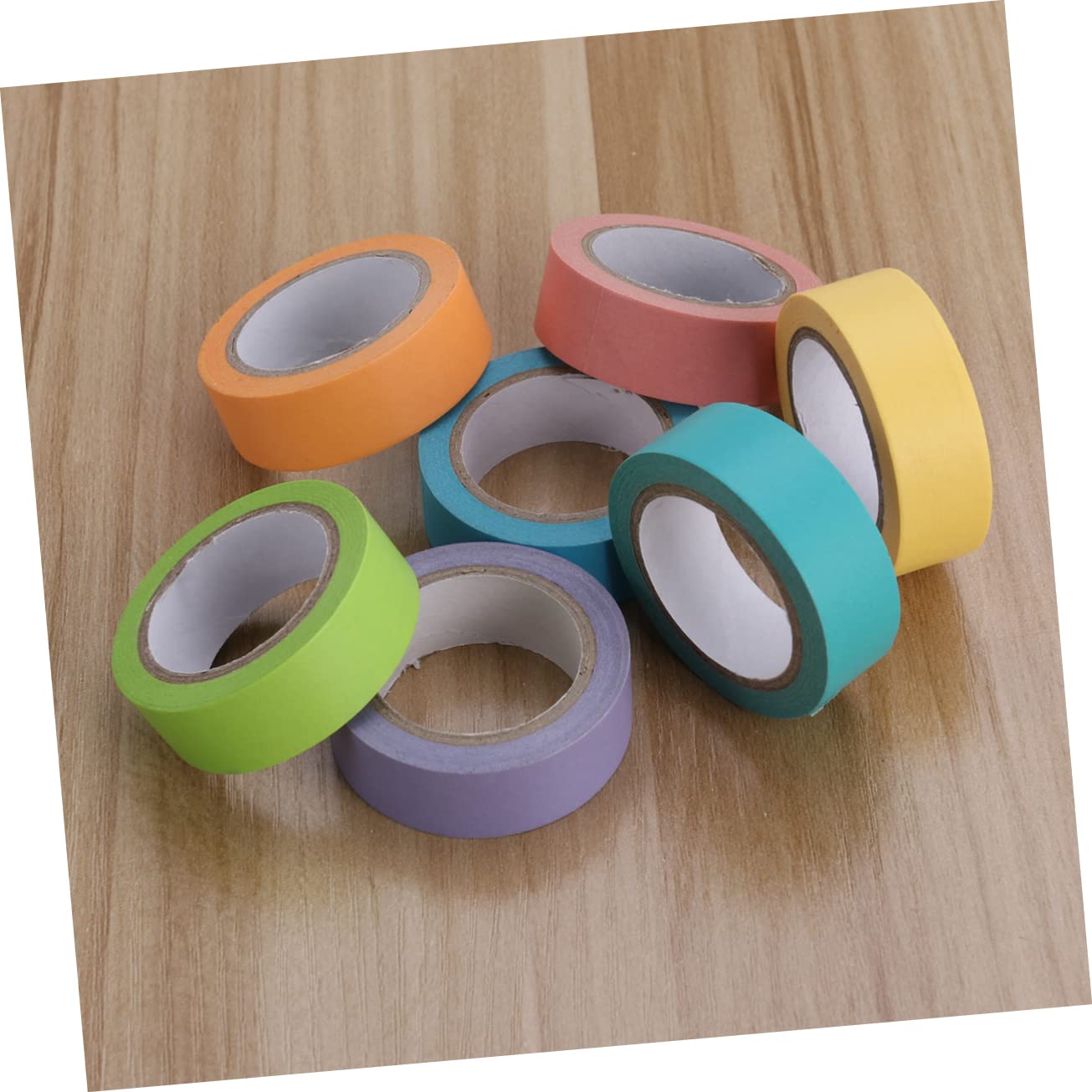 STOBOK 21rollen Buntes Washi Tape Dekoratives Klebeband Regenbogenfarben Für Scrapbooking Basteln Und Kreative Projekte