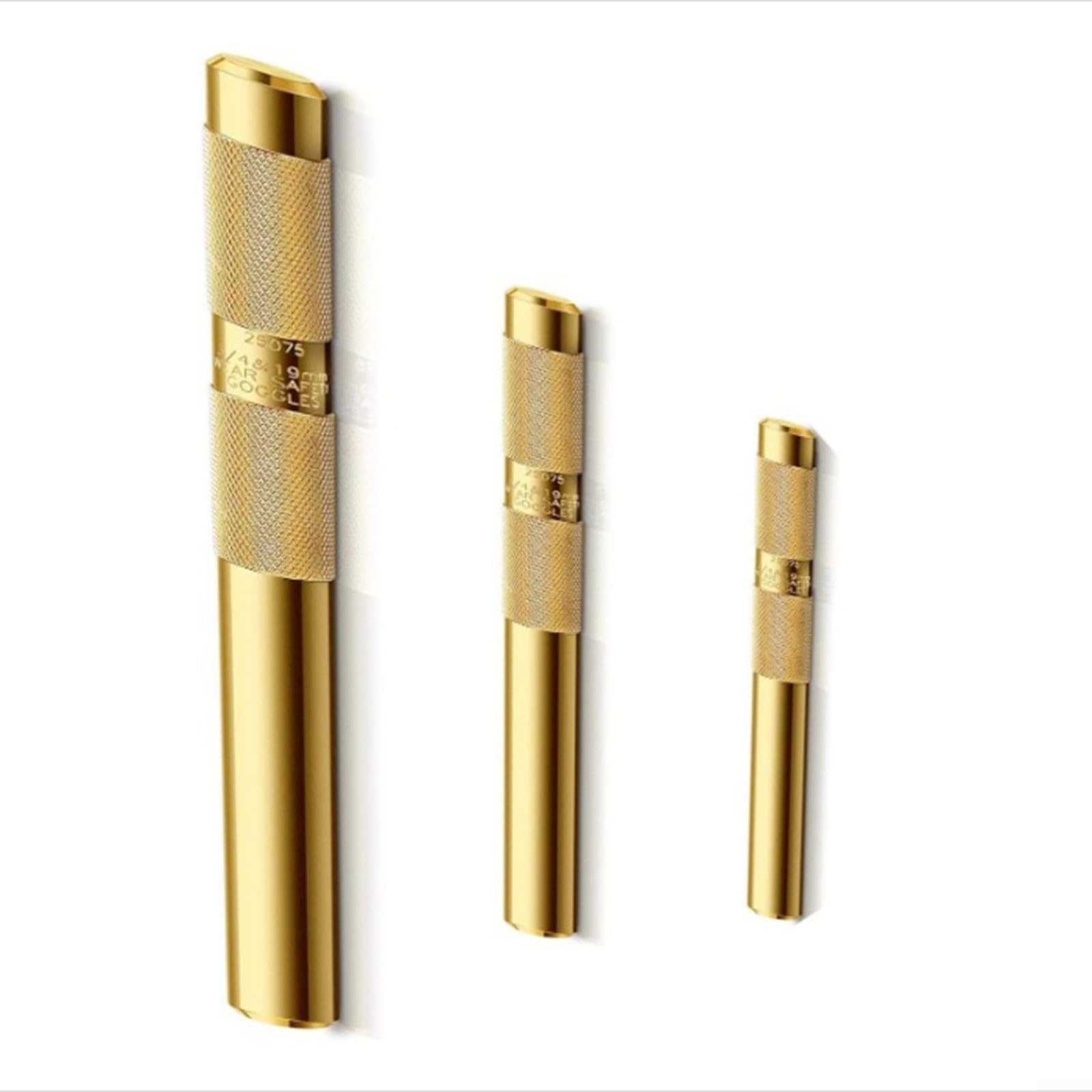 HpLive Lot de 3 punch en laiton 3/4" 1/2" 3/8" Outils de poinçonnage manuel pour un usage domestique