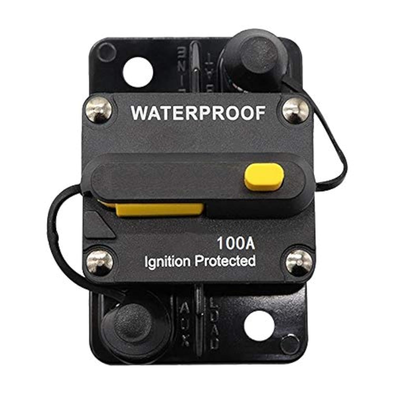 100Amp Waterproof Circuit Breaker 30A-300A Auto Car Protection Inline Fuse Stereo Switch Fuse Holders Without Fuse Replacing