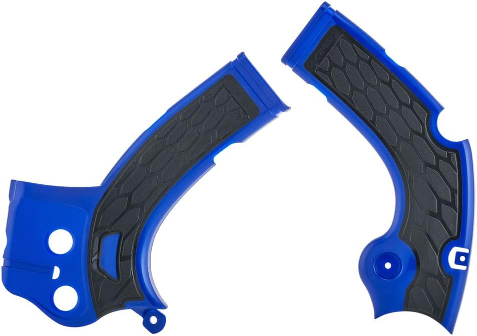 Acerbis X-Grip Frame Guards Blue/Black - Fits: Yamaha YZ450F 2016-2017