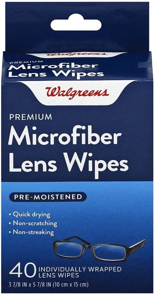 Walgreens Lens Wipes Micro Fiber 40 ea