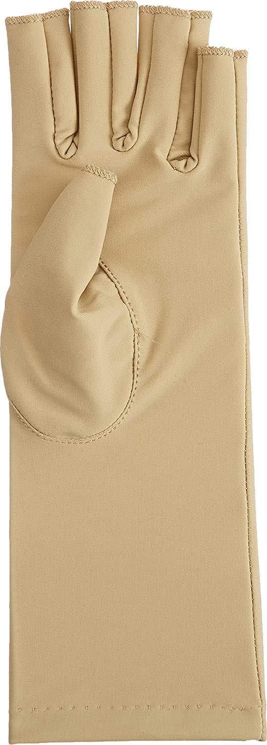 Rolyan Compression Glove, Fingerless Compression Glove for Arthritis