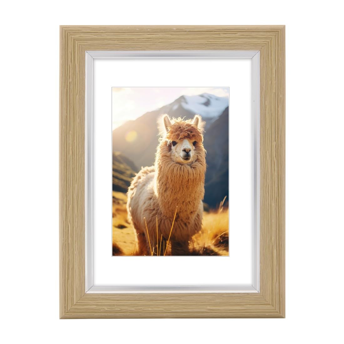 Hama Lima Plastic Photo Frame, Oak, 30 x 40 cm