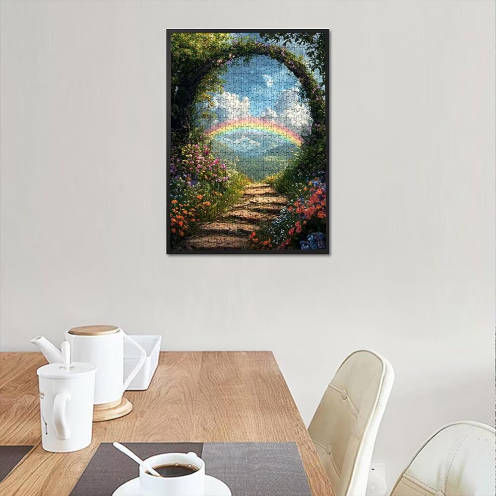Puzzle 3000 elementów, puzzle dla dorosłych ogród zielone artystyczne puzzle, gra puzzli, drewniane układanki, niemożliwe klasyczne układanki, do gry edukacyjnej wyzwanie zabawki, układanki rodzinne