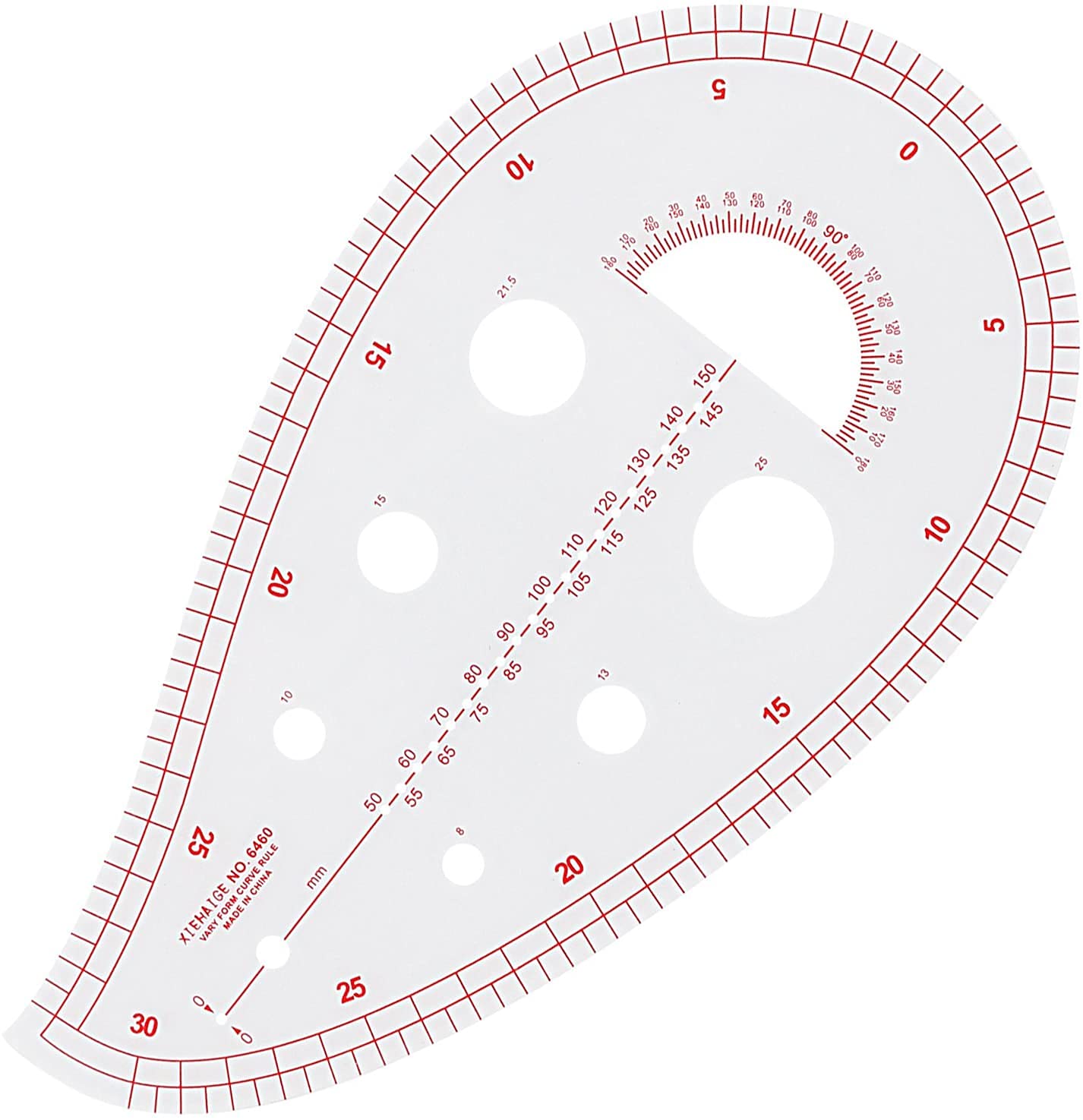Sew Ruler, Acrux7 Pattern Sewing Rulers Set, 4 Pieces Plastic Sew