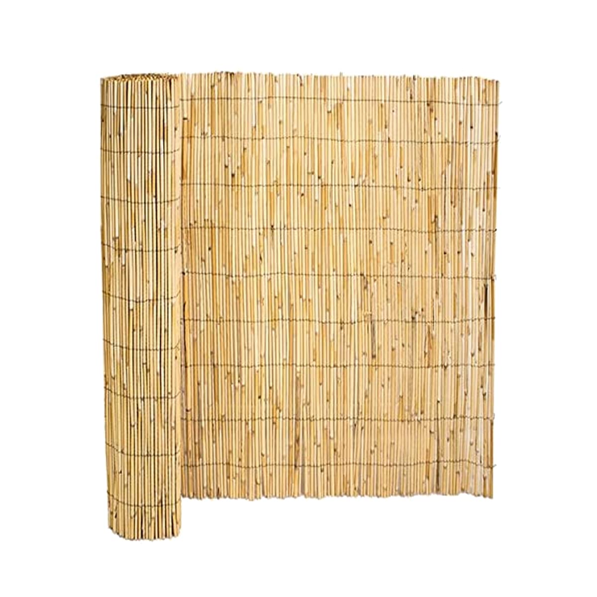 Juego de 4 Cañizos Naturales, Vallas de Ocultación y Decoración de Ambientes para Jardín, Balcón y Patio, Privacidad y Protección Contra el Viento y el Sol - Longitud 500 x Profundidad 150 cm -JUANIO-