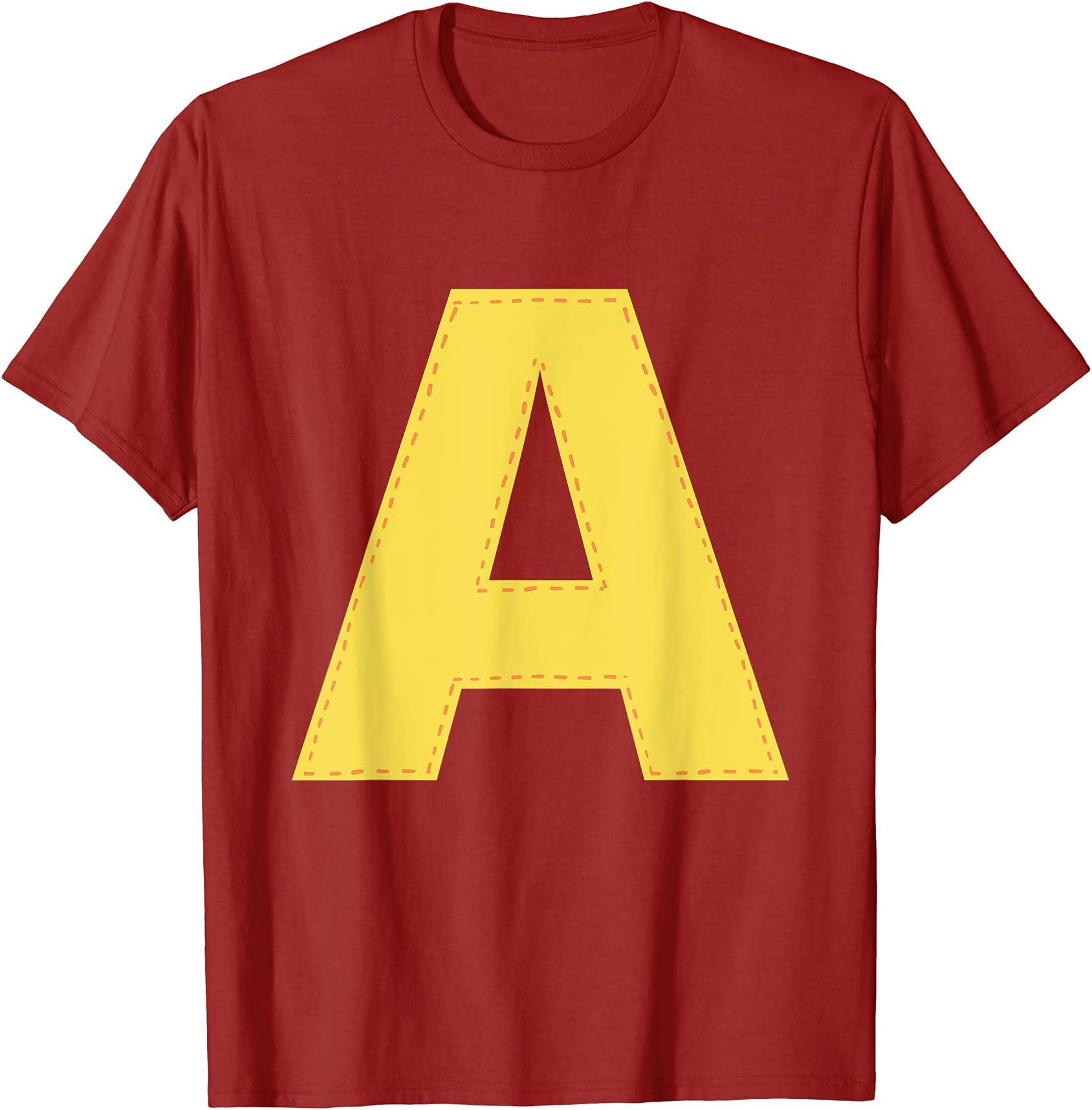 Christmas Chipmunks Costume Letter A Christmas T-ShirtOEKO-TEX STANDARD 100