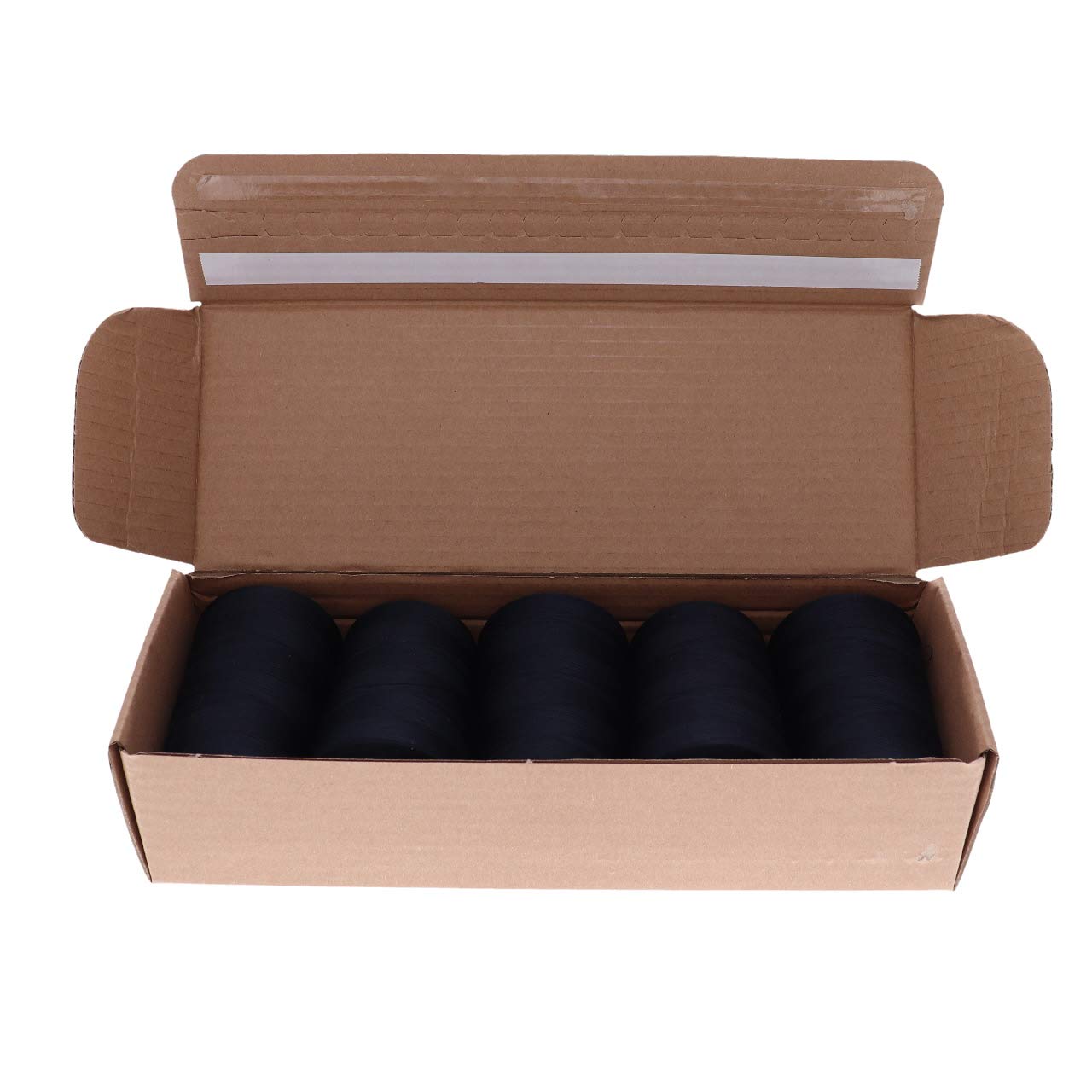 dacor 120 - Confezione di fili per cucito 100% poliestere - 5 coni (5 x 5.000 metri) 0067 - Blu notte