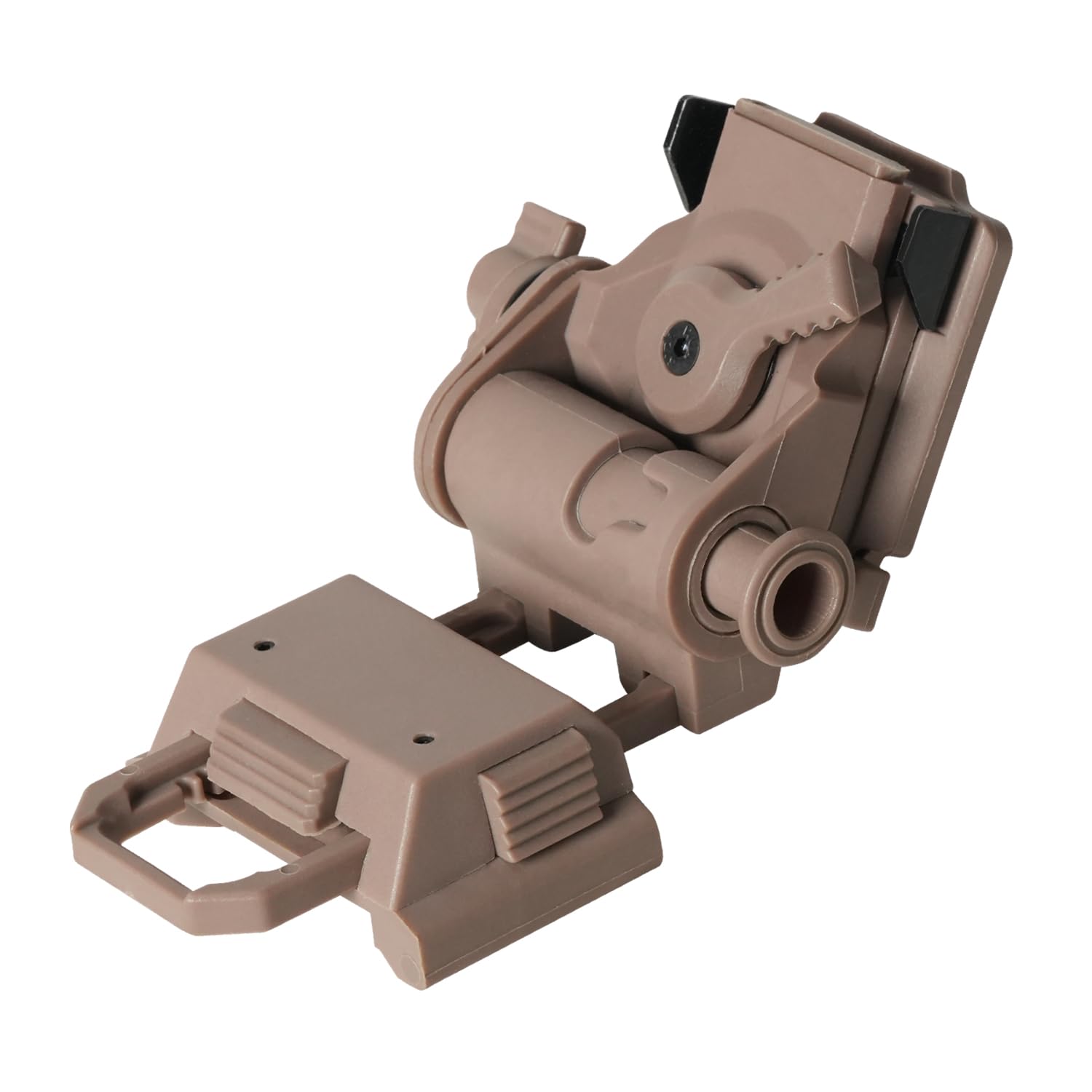 booiu Night Vision Goggles NVG Mount for L4G24 Helmet Mount PVS15/18(Black/TAN)…