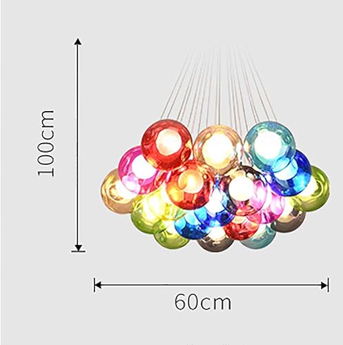 Miniatura 8 de Lámparas de araña modernas lámparas de techo de montaje lámpara Lampadario en pantalla Vetro dormitorio sala de estar habitación de niños