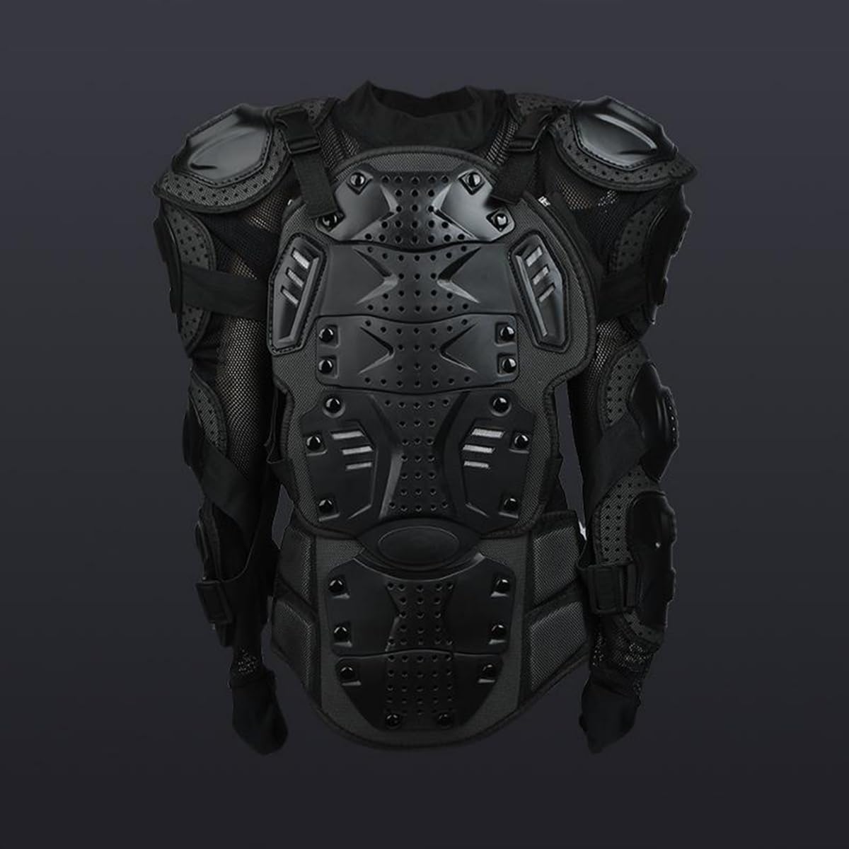 M&Catree Chaqueta Protectora Unisex para Motocross Protector de Espalda Desmontable Equipo de Protección Transpirable
