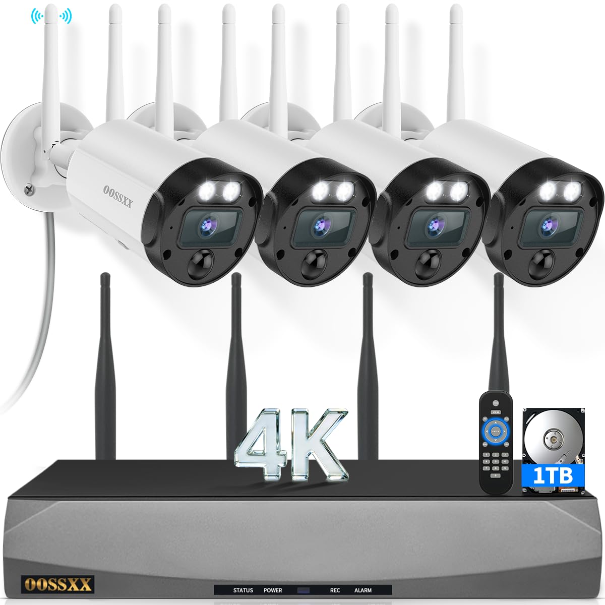 OOSSXX 4-Cam with NVR