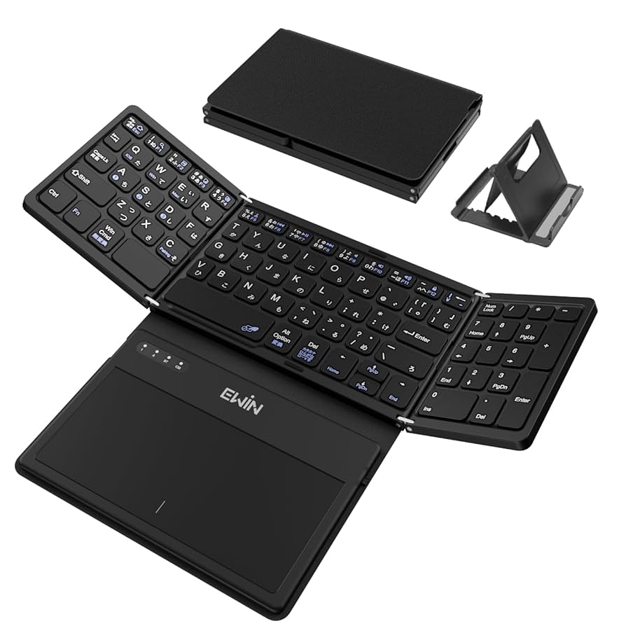 Amazon | キーボード ワイヤレス 折りたたみ bluetooth 日本語