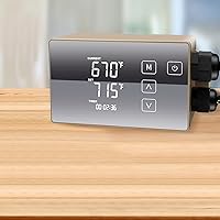 Vista 6 de Controlador de temperatura LCD digital, operación fácil de usar, Gloden, 110V, HTHC04G-US-PID