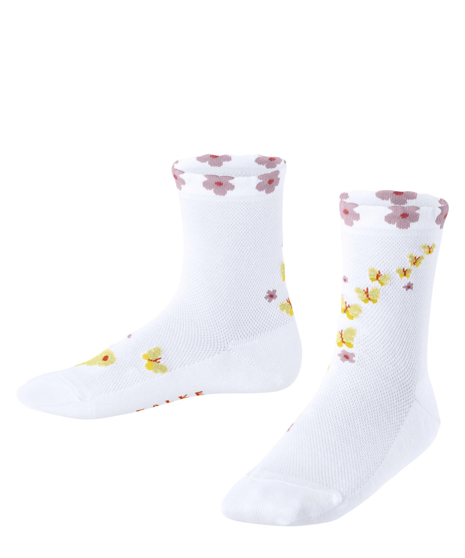 FALKE Unisex Kinder Beautiful Butterflies Sneakersocken atmungsaktive nachhaltige Baumwolle kurz gemustert 1 Paar