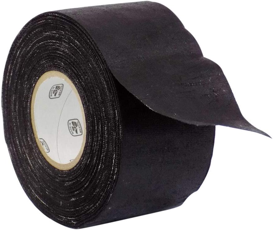 WOD FTC14 Black Industrial and Electrical Harness Wiring Friction Tape, 2 inch x 60 ft. (Case of 40-Rolls) Heat Proof Engine Compartment Wiring Tape for VW AUDI BMW