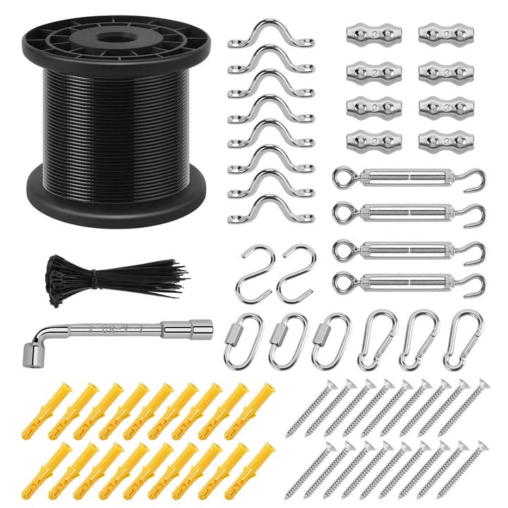 Swag Light Kit Bernoi String Light Suspension Kit, Outdoor Light Guide ...