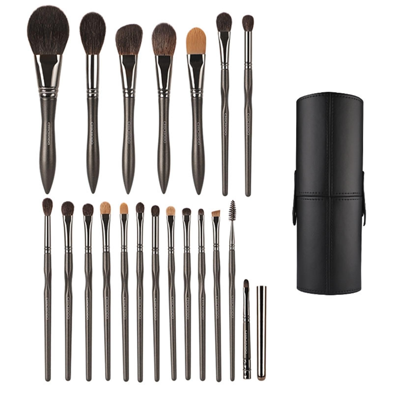 Make-up Pinsel Set 20 Make-up-Pinsel-Set, komplett mit Werkzeugen Professional(Brown2)