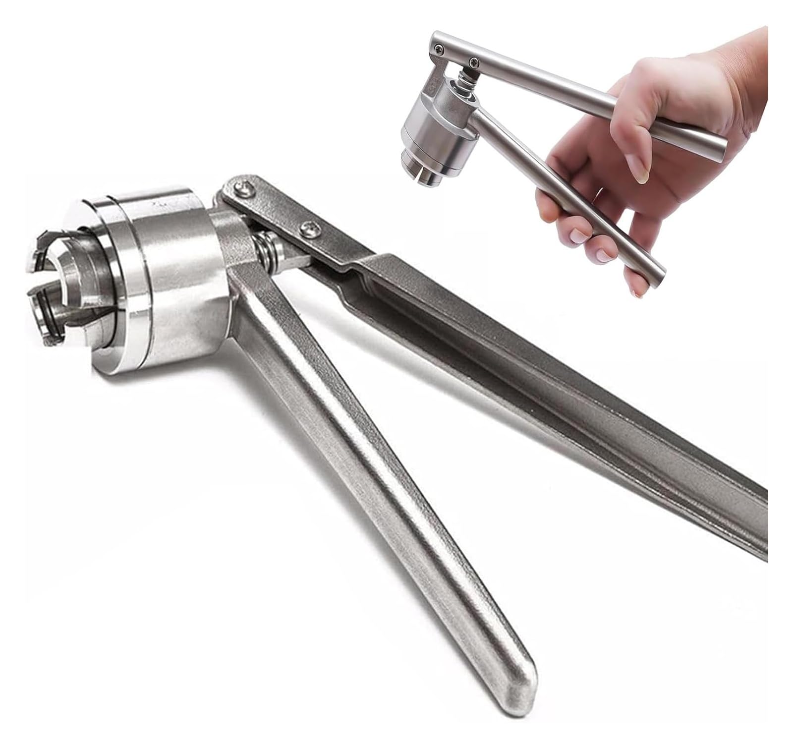 Manuelle Crimp-Versiegelungsmaschine, Manuelle Fläschchen-Bördelzange 13-20 mm aus Edelstahl for Sprühflaschen