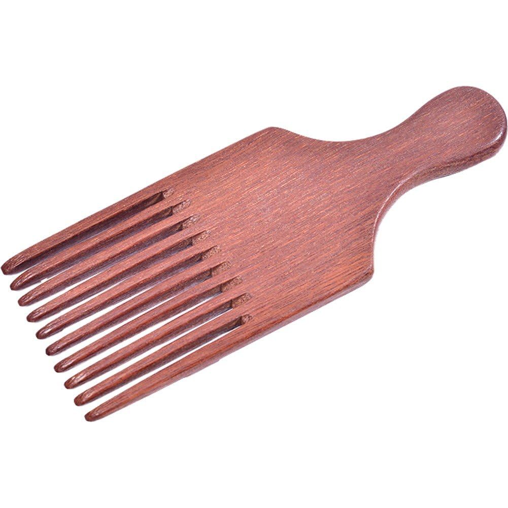 Drewniany grzebień afro do podnoszenia włosów grzebień do brody grzebień curl Volumiser grzebień profesjonalny rozczesujący prosty grzebień narzędzie do pielęgnacji dla mężczyzn