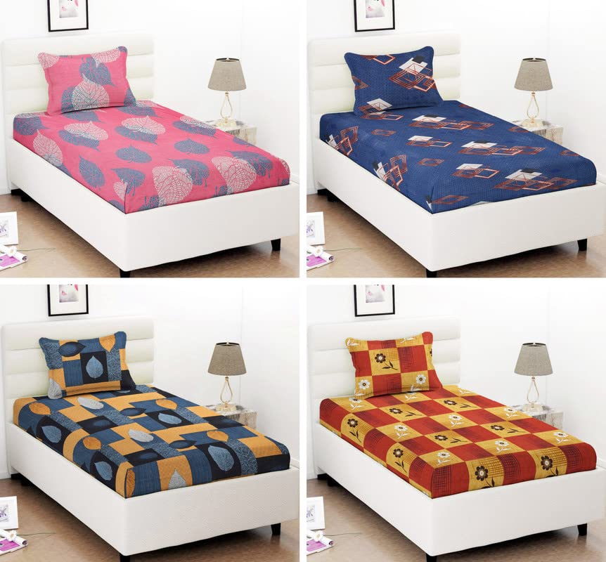 See full amazon price history chart for VAS COLLECTION Prime Combo Pack of 4 Single Bedsheets with 4 Pillow Covers | 160 TC Soft Brushed Glace Cotton -Long Lasting & Wrinkle Free - | 228x152 Cm Or 4X7.5 Ft-Pink & Beige VAS COLLECTION Prime Combo Pack of 4 Single Bedsheets with 4 Pillow Covers | 160 TC Soft Brushed Glace Cotton -Long Lasting & Wrinkle Free - | 228x152 Cm Or 4X7.5 Ft-Pink & Beige (B0BTPY8X58) Amazon Price History, Amazon Price Tracker