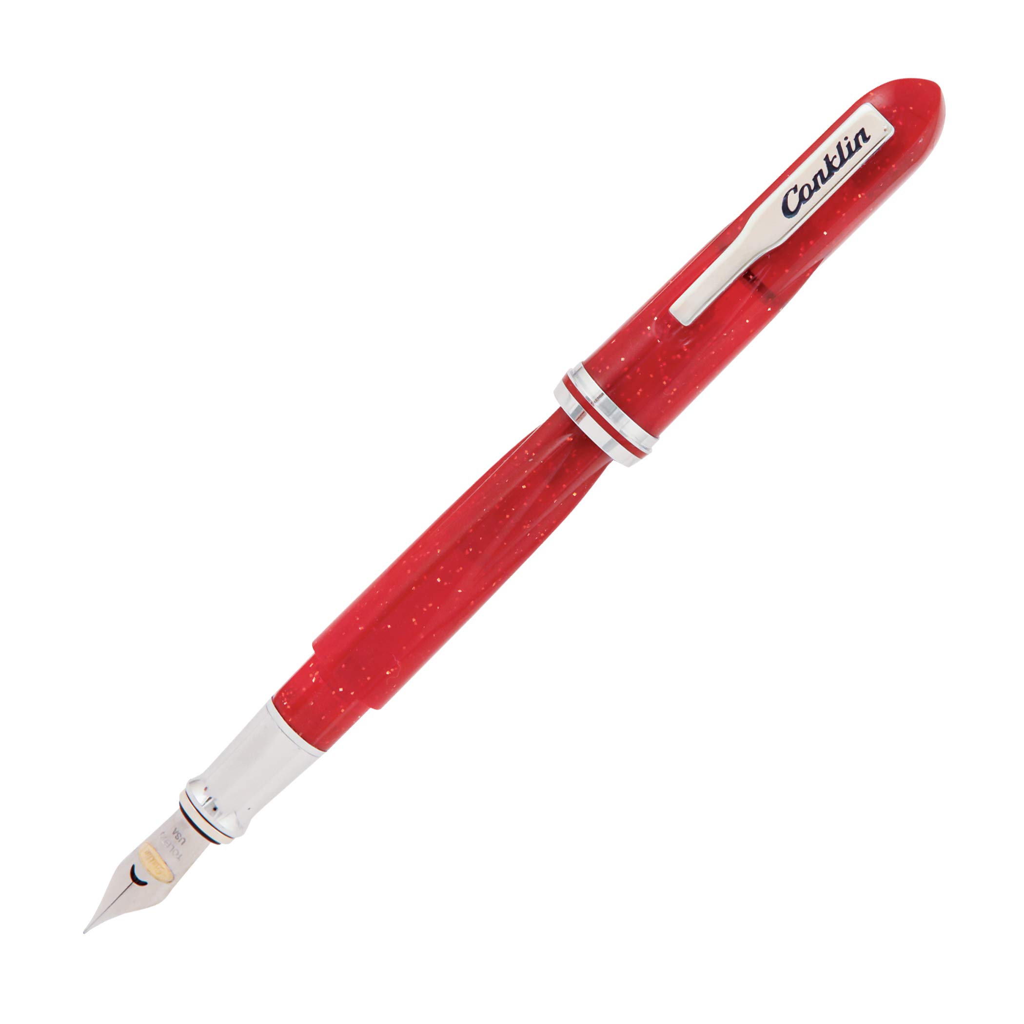 Conklin CK75391 Empire Stardust Red Dolma Kalem F Uç