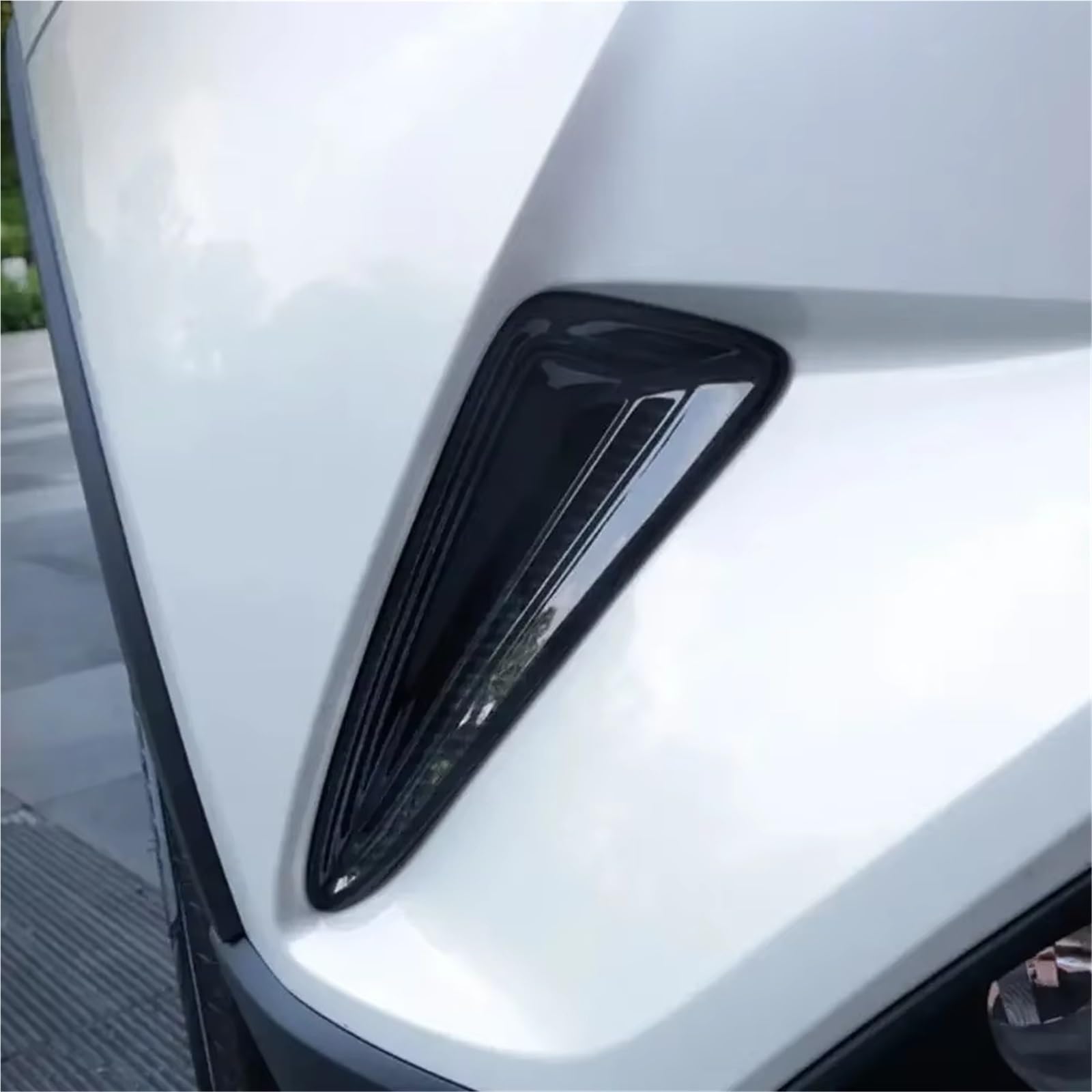 Compatible Avec Toyota Pour C-HR 2016 2017 2018 Couvercle Phare Antibrouillard Avant Pare-chocs Calandre Latérale Paupière Bande Sourcil Capuchon Garniture Grille Phare Antibrouillard