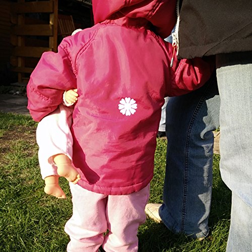 Adesivo riflettente con fiore da incollare, per