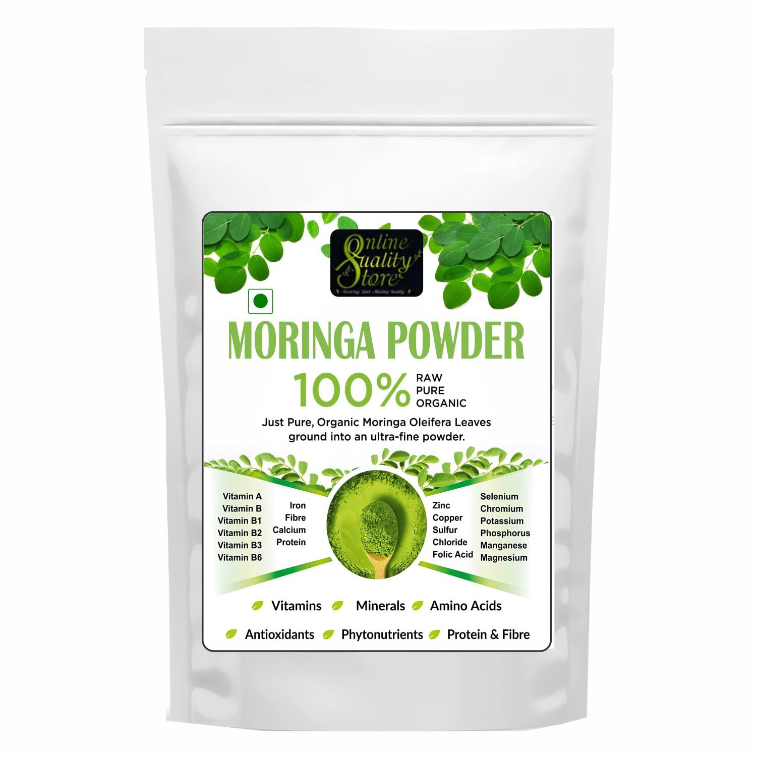 Online Quality Store Organic Moringa Leaf Powder - 100g for food,helps in Immunity Booster, Stress Relief, Improves Metabolism (B0CPX9HBV1) Amazon Price History, Amazon Price Tracker