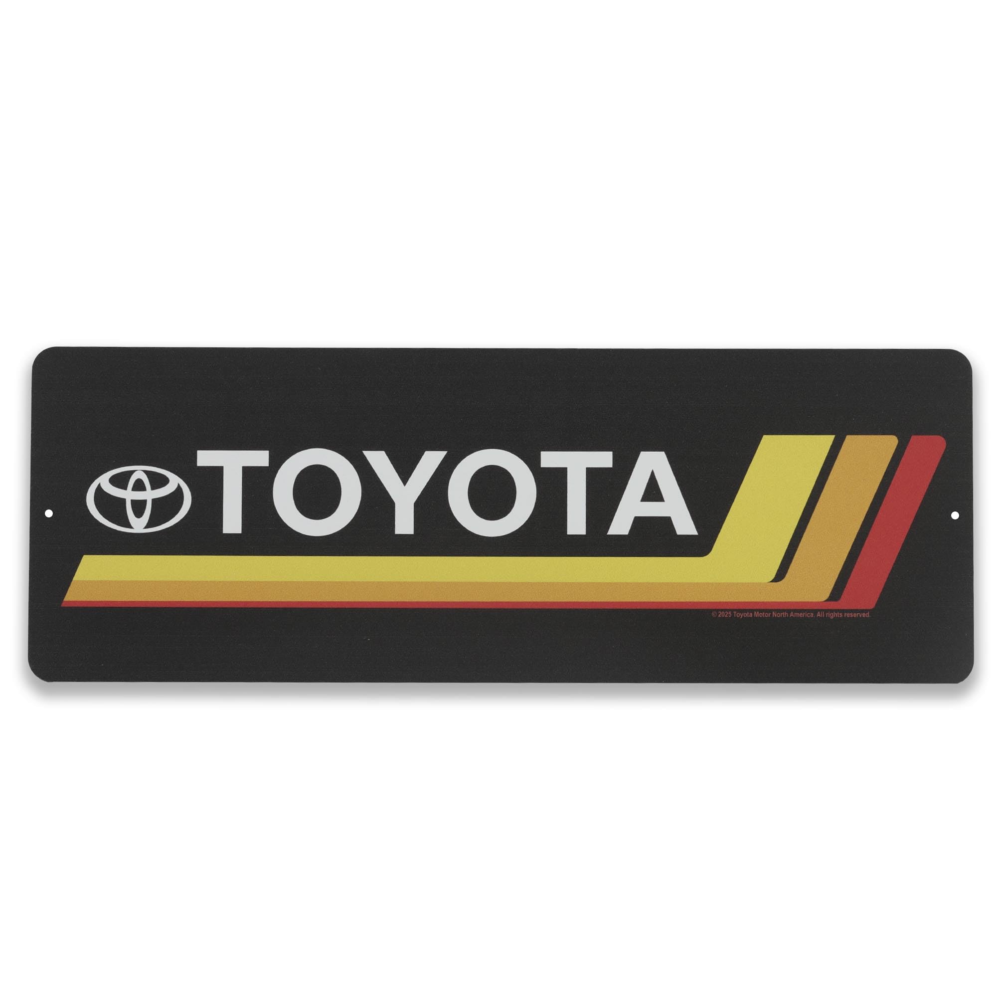 Amazon.com: Toyota Stripes Metal Wall Decor - Bold Toyota Sign for