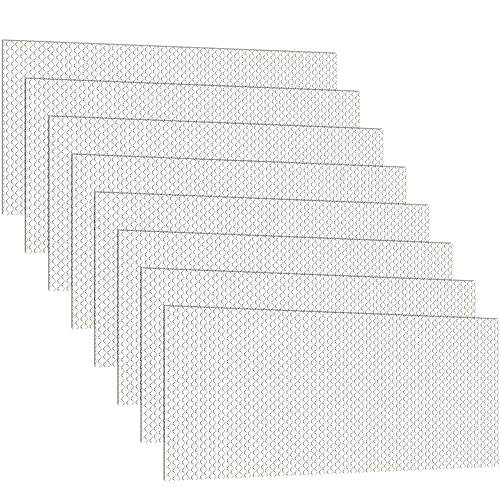 Pangda 8 Pack Replacement Fluorescent Light Covers Clear Acrylic Ceiling Lighting Panel Flat Sheet for Overhead Fixtures, 22.5 x 46.5 x 0.1 Inch