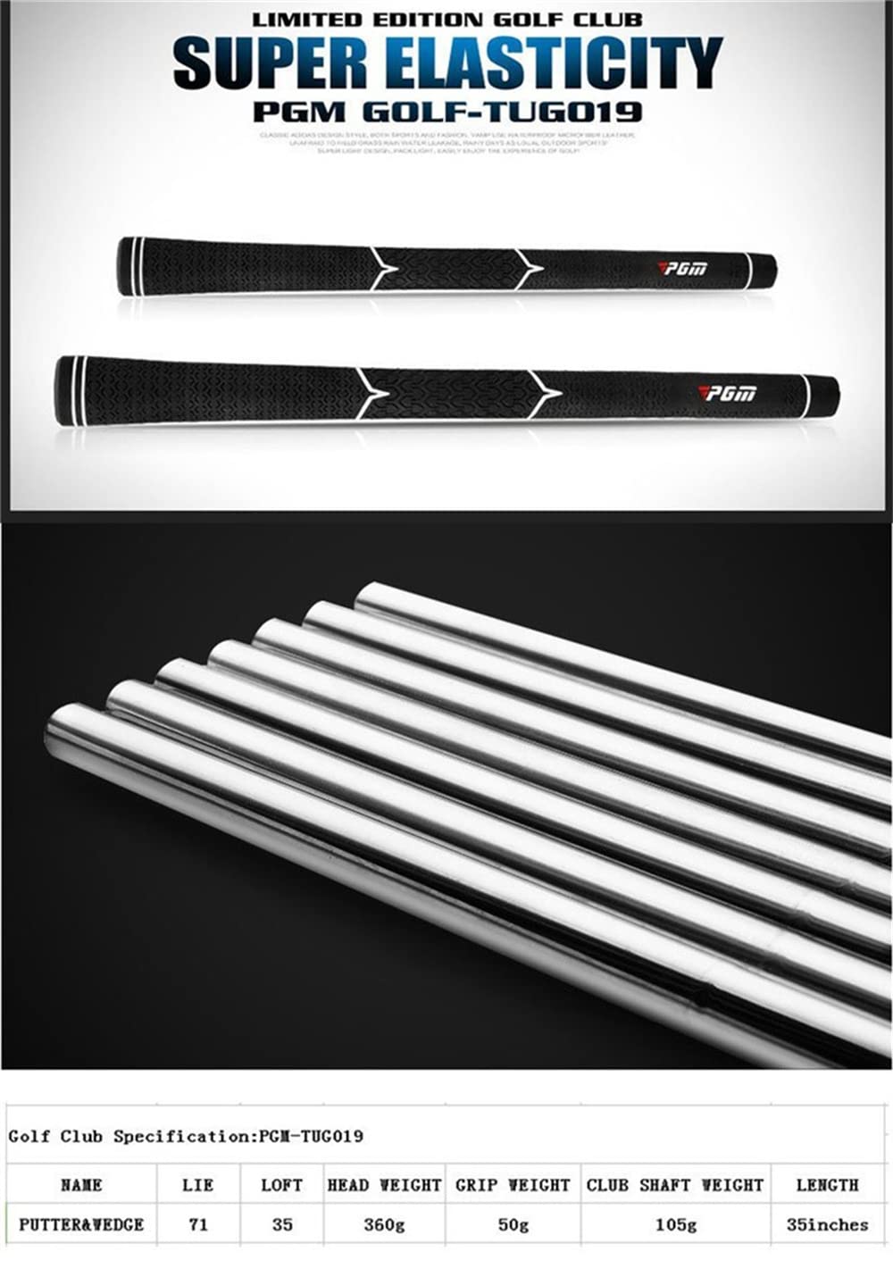 Amazon.co.jp: GRASKY パターゴルフクラブ - 右利きゴルファー向け 35