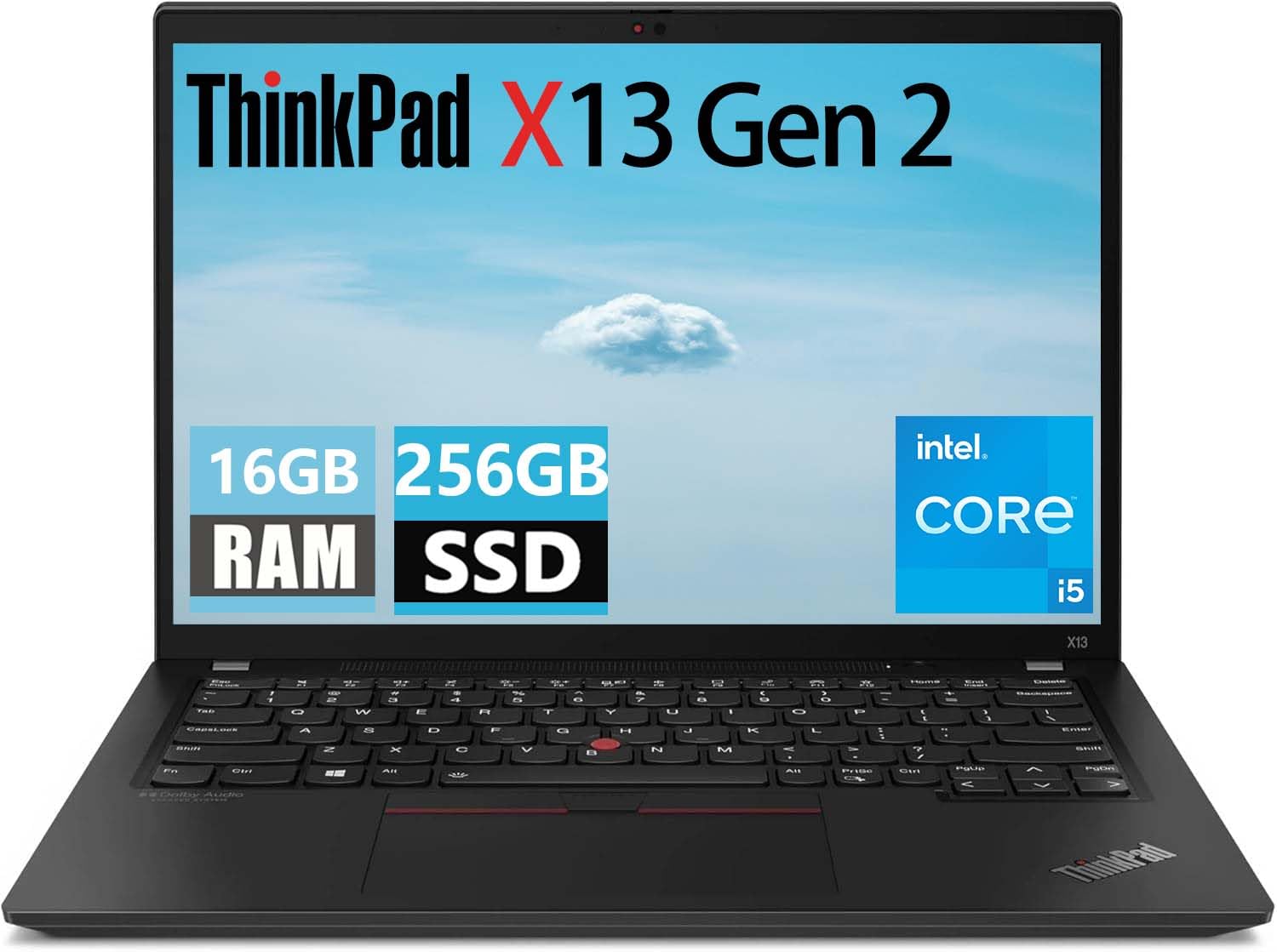 Lenovo ThinkPad X13 Gen 2 i5-1135G7, 16 GB RAM, 256 GB SSD (Ricondizionato)