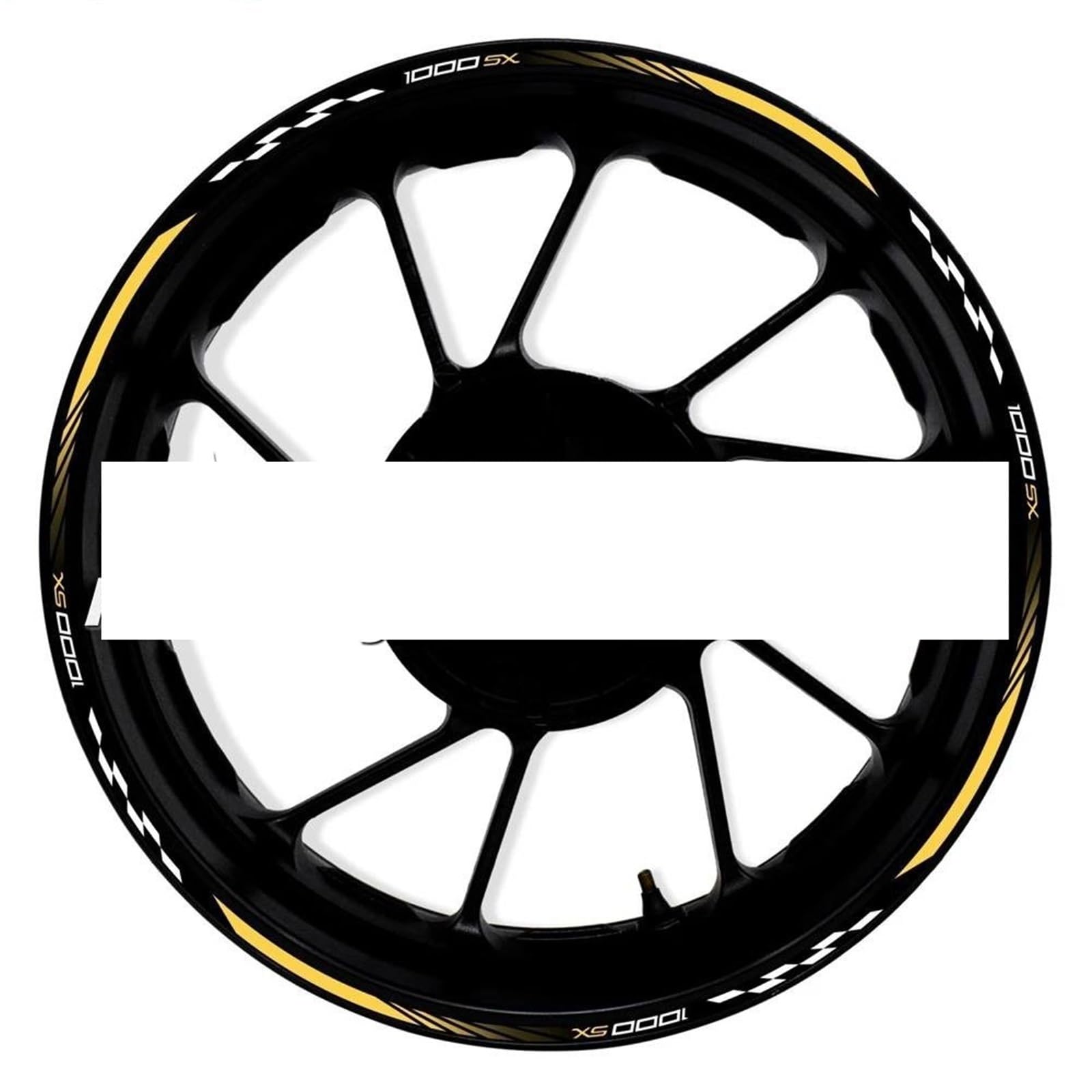 Motorcycle Wheel Stickers for Kawasaki for Z1000SX for Z-1000SX Motorbike
