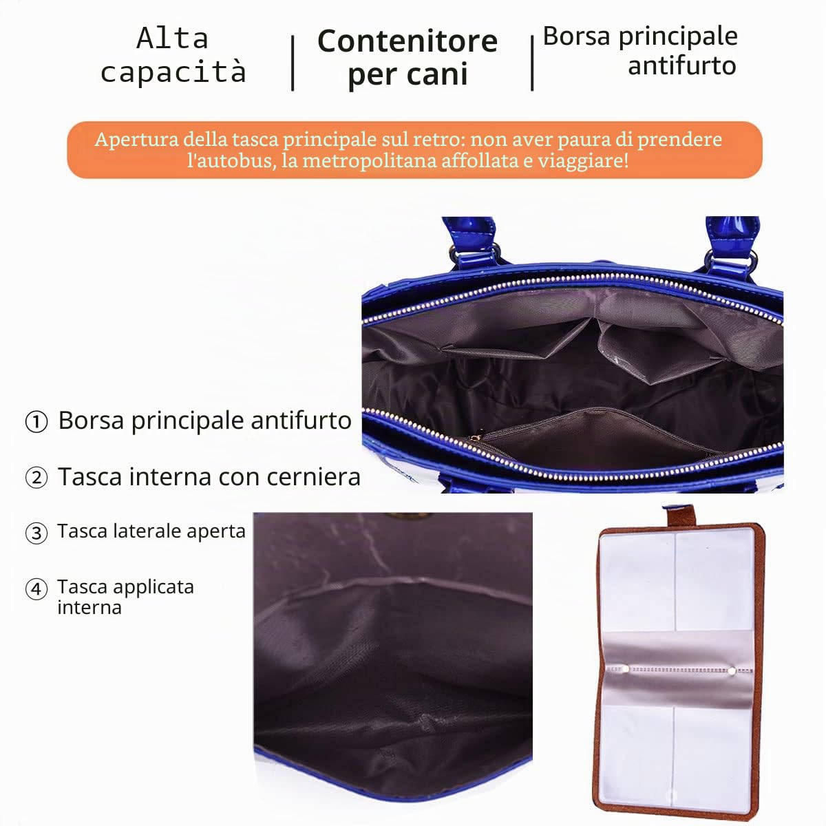 Donna Borse a tracolla Borse a mano pelle verniciata borsa madre Moda casual piccole Borse a spalla 3 pz Nero