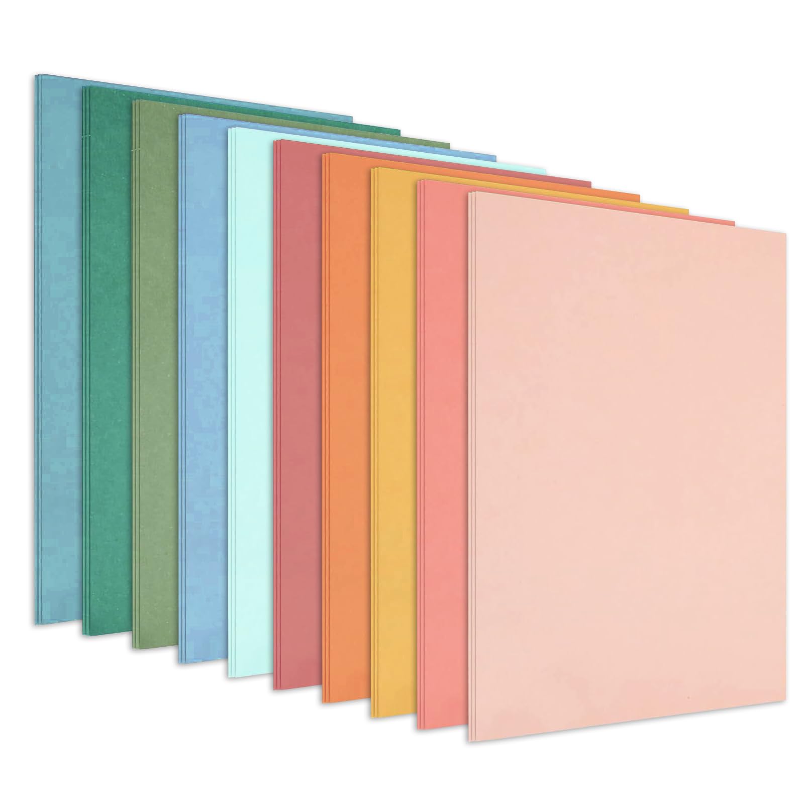 Wonninek Textured Craft Paper A4 250gsm, Pastel Art Craft Paper Card Stock, Ideal for Arts and Crafts Office Stationery Use, Paper Cutouts- 30 Sheets