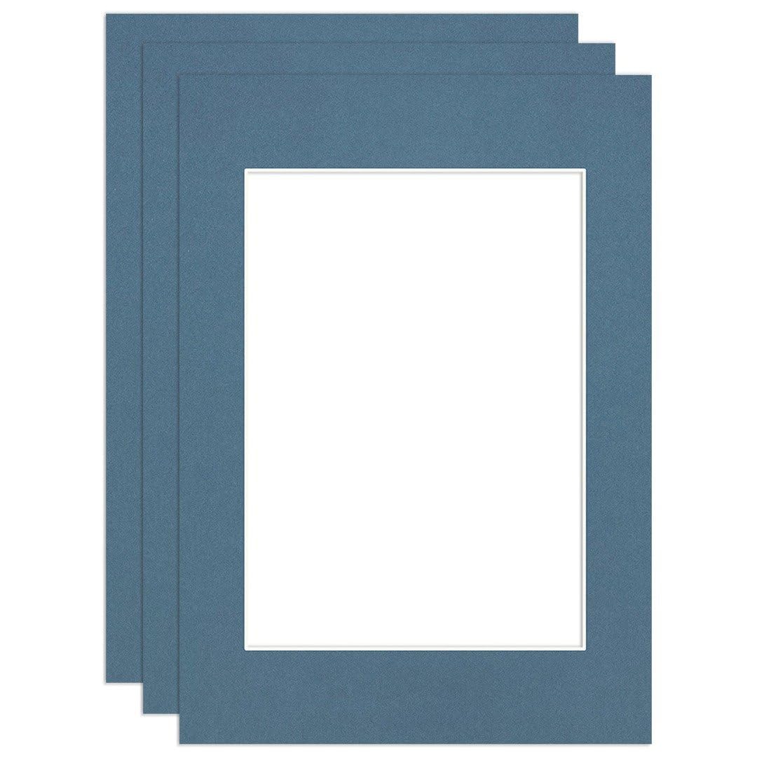 Procut Global A1 Pompadour Picture Mounts to Fit A2 Aperture - Precision Cut Cardboard Photo Mount - Ideal for Frames, Prints, Artwork & Certificates - Sizes & Colours Available - 3 Pack