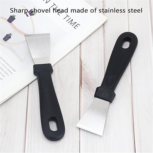 Miniatura 6 de Escobilla multiusos de acero inoxidable, pala de limpieza de cocina, pala de descongelación de refrigerador, descontaminación de cocina, espátula de