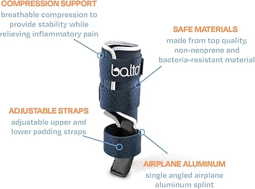 Miniatura 3 de Balto Férula de carpaltarsal - Soporte para perro hiperextensión - Soporte con férula de aluminio - Soporta fracturas y esguinces - Soporte de