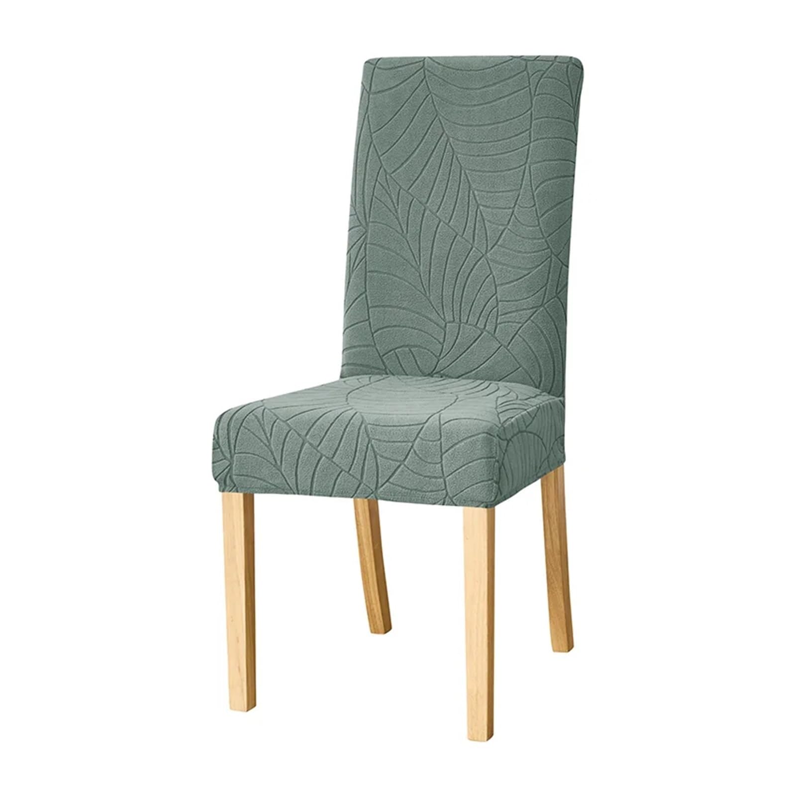 CYMMIYT Chair Covers Elastic Jacquard Chair Covers For Dining Room Stretch Universal Slipcover Solid Color(Color 4,4PCS)