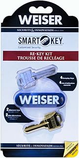 Weiser SmartKey Re-Key Kit, Re-Key Kit for Weiser SmartKey Deadbolt Locks, Door Handles, Door Knobs and Electronic Locks, Re-key Your Lock in Seconds