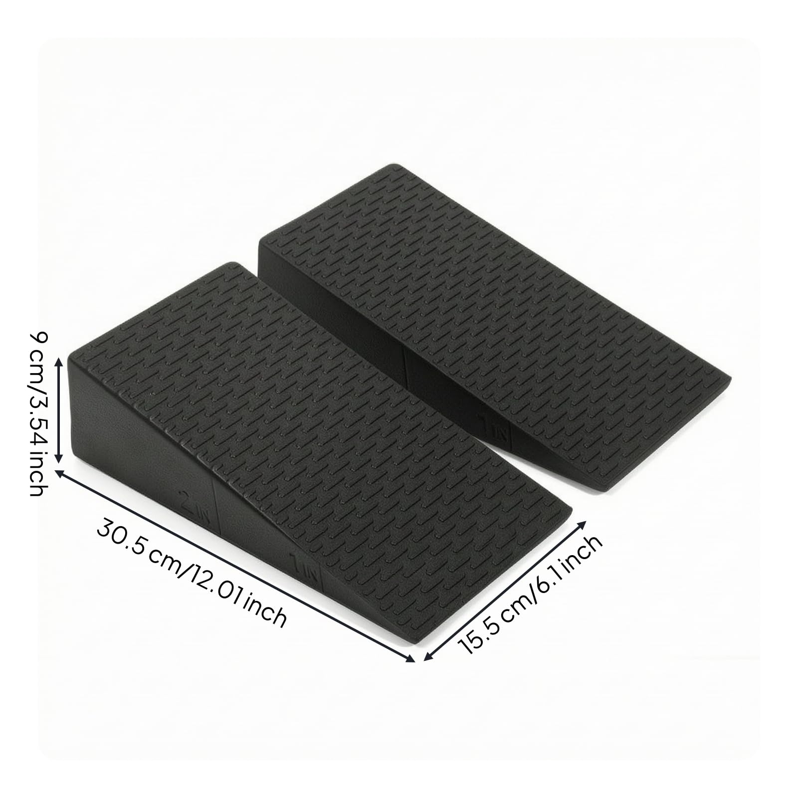 Fitness Stretching Board Tavola Inclinata Palestra Pedana Angolata Cuneo Squat Antiscivolo Calf Stretcher Leggera per Riscaldamento Gambe Potenziamento Lower
