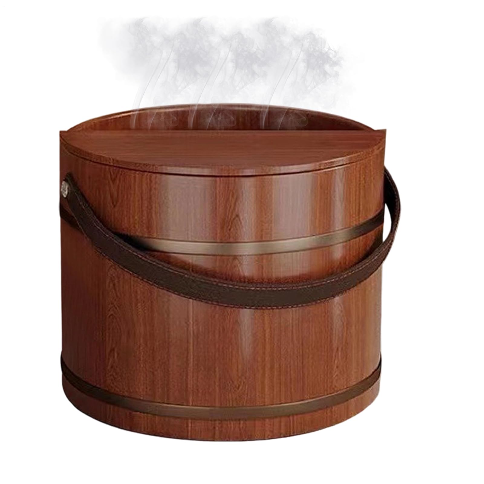 Fußbadewanne Massage mit ästhetischem Design | Fußwaschbecken Aus Holz Für Spa-Center Badezimmer Schlafzimmer Wohnheim Apartment Handpflege Sauna Wäschewaschen