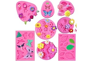 Spring Silicone Molds for Floral and Butterfly Delights
